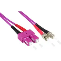 Noname Patchkabel LWL Duplex OM4 (Multimode, 50/125) SC/ST, 2m,
