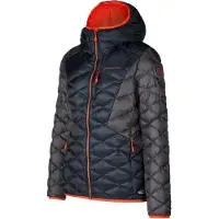 La Sportiva Pinnacle Down Jkt W, Black/Cherry Tomato, XS, Ski Mountaineering, Apparel, Top, Woman -