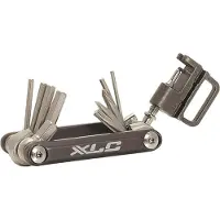 Xlc Multitool mit 12 Funktionen Fahrradwerkzeug unterwegs kompakt TO-M07