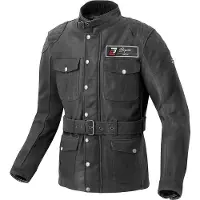 Bogotto Bristol Schwarz Motorrad Lederjacke Größe 48