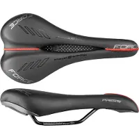 Force Press Saddle Black 134 mm Rostfreier Stahl Fahrradsattel