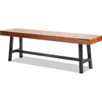 Vevor Gartenbank, 160 cm Große Gartenbank aus Holz mit Metallbeinen für den Außenbereich, 227 kg Tragkraft, Gartenparkbank, Essbank, Terrassenbank für Garten, Park, Hof, Veranda usw.
