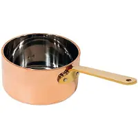 Contacto Stielkasserolle aus Kupfer, Inhalt: 0,33 Liter, Höhe: 60 mm, ø: 85 mm