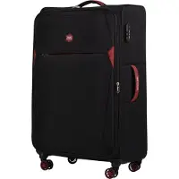 Wings Großer Weichschalenkoffer DIPPER 28" Schwarz, 110L, mit Zahlenschloss