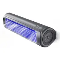 Zimilo Wandventilator ohne Bohren mit Turbokühlung – Ultra-Leise, 3 Geschwindigkeiten, Gratis 2 Haken, für Schlafzimmer & Küche