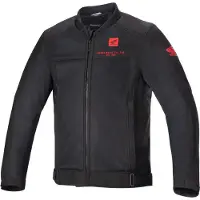 Alpinestars Honda Luc V2 Air Motorrad Textiljacke (Black/Red,XL)