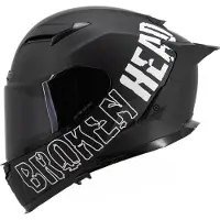 Broken Head Street Division Black Edition Mit Schwarzem Visier XXL (63-64 cm)