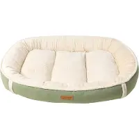 INF Wildleder Flanell Nest Hundebett Haustierbett Matte Grasfarbe L