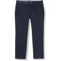 Cinque Chinohose "CIWOOD_2", Herren, Gr. 52, N-Gr, blau (dunkelblau), Web, Obermaterial: 97% Baumwolle, 3% Elasthan, regular fit lang, Hosen Chinohose, im italienischen Look