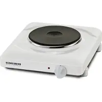 Rommelsbacher Einzelkochplatte THS 1590, langlebige Gussheizplatte, emailliertes Gehäuse, leistungsgesteuerte Regelung über 7-Takt-Schalter, 1 Heizplatte: 180 mm Ø, 1500 Watt