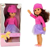 Leantoys Baby Doll Mädchen Braunes Haar