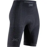 X-Bionic XCEED Ride Liner Shorts für Damen - Fortschrittliche 3D-gestrickte, wetterangepasste Radlerhose, die Komfort und Leistung in allen Klimazonen optimiert - Schwarz/Grau, M