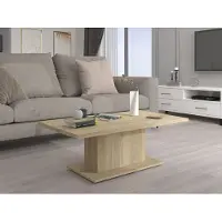 Mirjan 24 Couchtisch Wakana, Stilvoll Kollektion, Wohnzimmer Kaffeetisch, Sofatisch (Farbe: Sonoma Eiche)