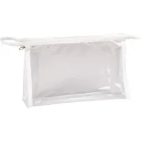 Clairefontaine 4x Rechteckiges Schlampermäppchen 22x4x14cm Transparent 8487C
