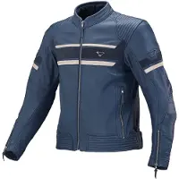 Macna Rendum Motorrad Lederjacke Farbe: Blau, Grösse: 48