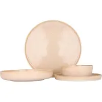 RINART Geschirrset (Large) - Mira - 24 teilig - 6 Personen - Porzellan