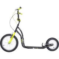 inSPORTline Worker City Roller Suter SE 16/12 Zoll Kick Scooter Tretroller - Schwarz/Gelb