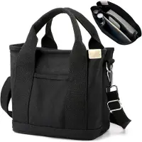 Sonstiges Canvas Handtasche Damen Umhängetasche Shopper Reißverschluss Kaufland