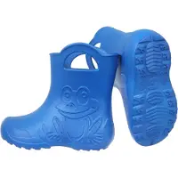 Camminare Kinder Gummistiefel Regenstiefel Frosch Blau 32/33