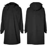 Basil Fahrrad Regenponcho Mosse jet black, Gr. M/L, uni