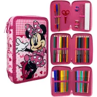Disney Minnie Lovely Charm 3-fach Federmäppchen