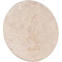 TRIO LED-Wandleuchte - 25 x 25 cm - Beige - Weiß - Acryl - Travertin-Naturstein