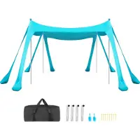 Vevor Strandzelt mit Sonnenschutz (UPF 50+) 3 x 3 x 2 m