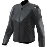 Dainese Iperattiva Damen Motorrad Leder-/Textiljacke, schwarz, 50