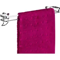Wenko Handtuchstange Premium Edelstahl Handtuchhalter, Badetuchstange Glänzend
