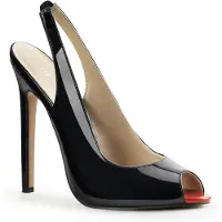 Pleaser Y-08 Eleganter Slingback Lackpump