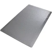 Floordirekt Anti-Ermüdungsmatte HeavyDuty Diamond Grau 60 x 90 cm