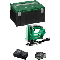 HiKOKI Stichsäge CJ18DAA1X (1 x 2,5Ah/5,0Ah + UC18YSL3 + Koffer HSC III)
