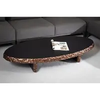 AEA Moderner Ovaler Couchtisch Designer Wohnzimmer Exklusiver Beistelltisch