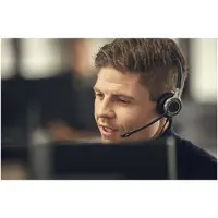 Sennheiser SC 660 USB ML Headset binaural mit Line-In Call Control und USB Anschluss fuer MS Lync (504553)