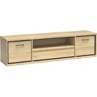 Lomadox TV Lowboard 181 cm, Eiche, MEGARA-161