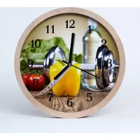 Tulup Holzuhr 20fi cm wanduhr - Pfeffer Wohnzimmer