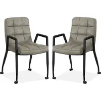 MX Sofa Esszimmerstuhl Ryan - Grau (2er-Set)