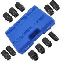 MaXpeedingrods Schlagschrauber Kraftnuss Kraft Steckschlüssel 3/4'' Stecknuss 24-41mm | 12-tlg.