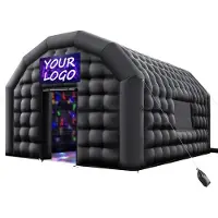 Latios Aufblasbares Partyzelt Nightclub 6x5x3,65m - Würfelzelt mit 680W Gebläse - Ideal für Veranstaltungen und Partys