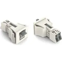 Wago 890-732 Snap-In-Stecker,2-polig,Kod. A,weiß 890732 - 50 Stück