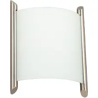 LINDBY Wandleuchte Filippa, 25 cm, nickel, Glas, E27
