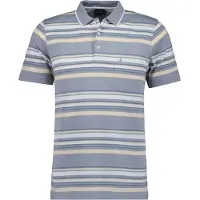 Ragman Polo yd stripe 021 SILBER Größe XL