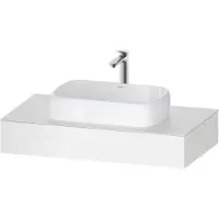 Duravit Collection One Konsole, 1000x550x170mm, mit Ausschnitt mittig, QA4801018180000, Farbe: Weiß Matt