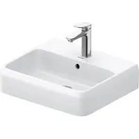 Duravit Aufsatzwaschtisch Qatego 50x42cm, w g HG, m HL, Ü, HL, geschli.