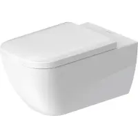 Duravit Wand-WC, Tiefspüler Happy D.2 36,5x62cm, 4,5 l, Rimless, weiß