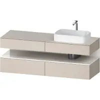 Duravit QA4778022910010 QTG KWTU WH Ek. 1600x550x600 Tp. Mt.