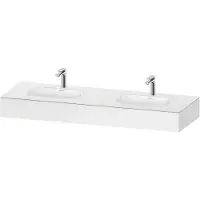 Duravit Einbauwaschtisch-Möbel-Set Qatego 160x55x17cm, m K, 2 A., B bs, m Ü, we ma