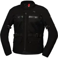 IXS Venture-BigAir 1.0 Motorrad Textiljacke, schwarz, 2XL