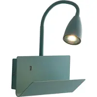 Eco-Light LuceDesign Wandleuchte GULP Metall grün 1xGU10 max. 8W mit USB-A Anschluß (max. 2A) B23cm T10,2-27cm H27-49cm