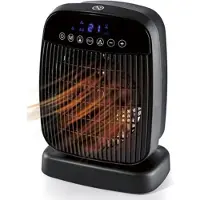 Silvercrest Heizlüfter »SHLF 2000 E4«, 2000W Fernbedienung schwarz